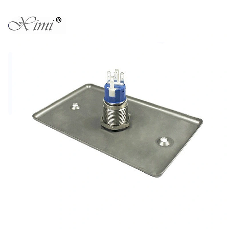 Hot sale good quality X04L stainless steel metal exit button with green blue light for access control system