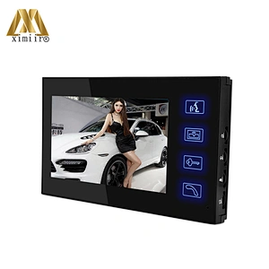 Wireless vide door phone 7 inch color screen video door phone door bell door intercom door lock system