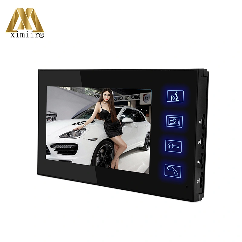 Wireless vide door phone 7 inch color screen video door phone door bell door intercom door lock system
