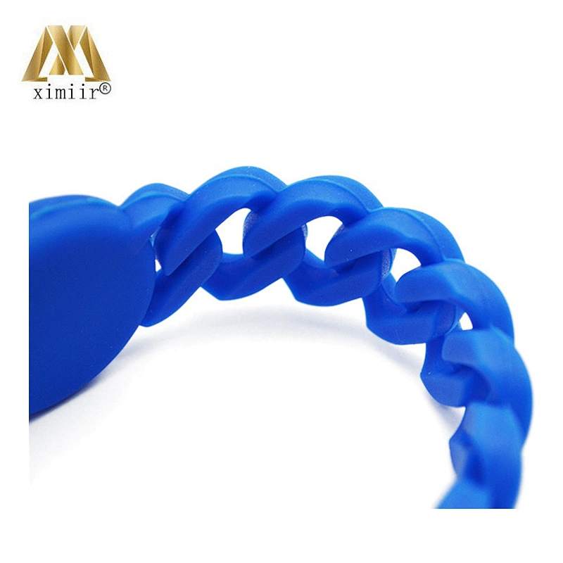 10pcs/lot Silicone Rubber Wristband Flexible Wrist Band Bracelet Sports Casual