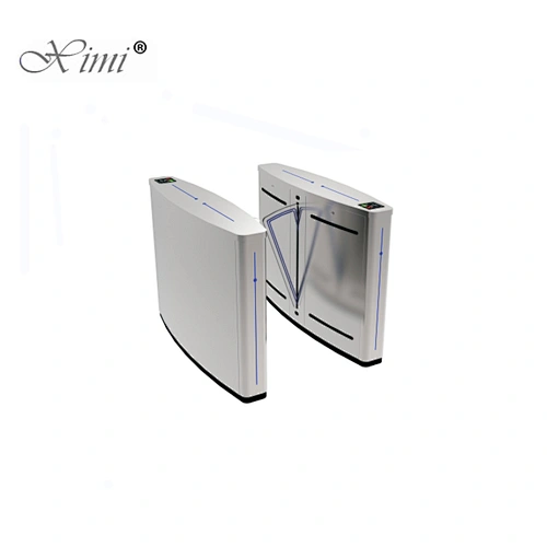 SUS304 Stainless Steel Face And Fingerprint Access Control Flap Barrier Gate Barrier Security Door Control System