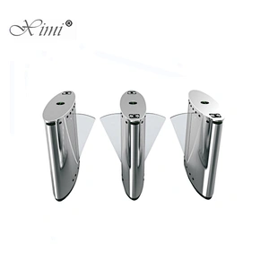 SUS304 Stainless Steel Face And Fingerprint Access Control Flap Barrier Gate Barrier Security Door Control System