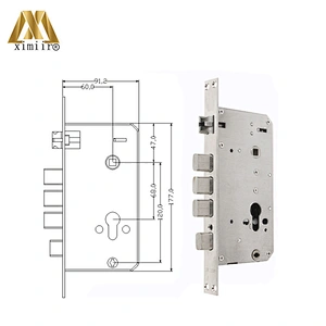 Biometric Fingerprint Door Locks Intelligent Electronic Lock XM-S903 Fingerprint Verification With Password & RFID Door Lock