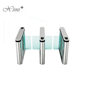 SUS304 Bridge-Type turnstile Fingerprint Biometric Turnstile Gate Access Control Turnstile Swing Barrier For Children