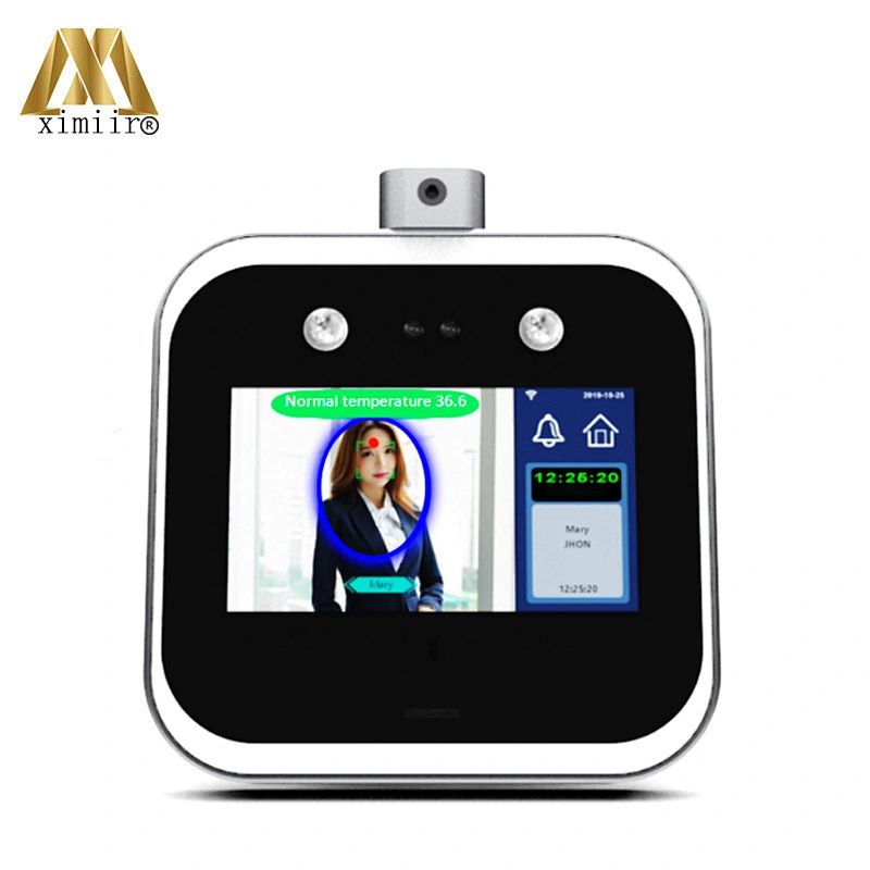 Face Temperature measurement WIFI Facial Recognition Employee Time Attendance Access Control System