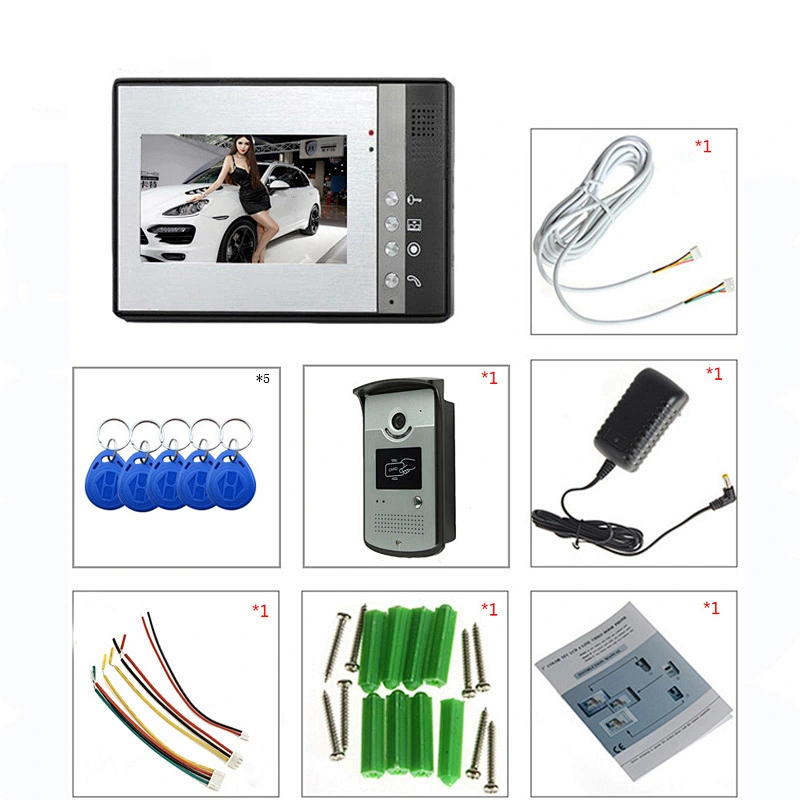 Good Quality Access Control Video Door Phone 802MEID11 Wired Video Door Phone Intercom System