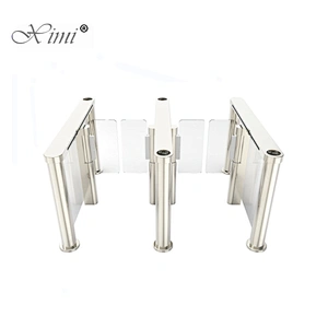 SUS304 XIMIIR Door Access Control Speed Gate Turnstile Optional Face Recognition Turnstile Barrier Turnstile Swing Barrier Gate