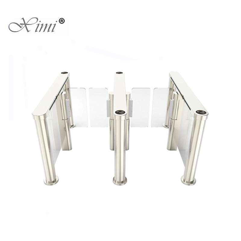 SUS304 XIMIIR Door Access Control Speed Gate Turnstile Optional Face Recognition Turnstile Barrier Turnstile Swing Barrier Gate