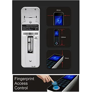 Waterproof Fingerprint Standalone Card Access Control Keypad Metal Standalone Access Control System with keyboard