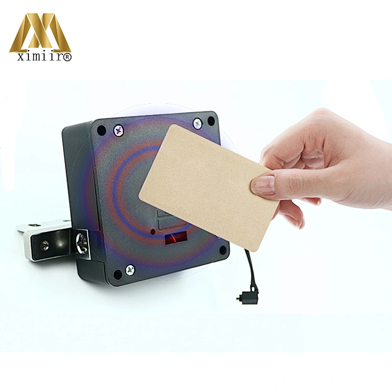 Smart Hidden RFID Cabinet Lock No Hole Easy Installation Locker Cabinet Drawer Door Lock Cards/Keytags with Feedback
