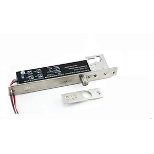 NC/NO Narrow Type Electric Bolt Lock Fail Safe / Secure Electronic Door Locks with Time Delay Feedback for Access Control System