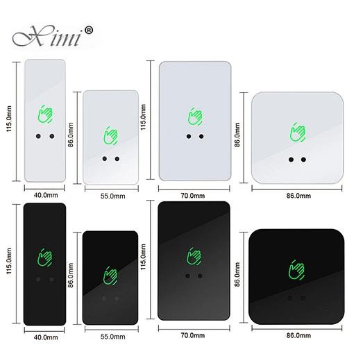 12V 24V Touchless Sensor Exit Button Door Release Switch IR Contactless Infrared No Touch Exit Button 3-15cm Distance Adjustable