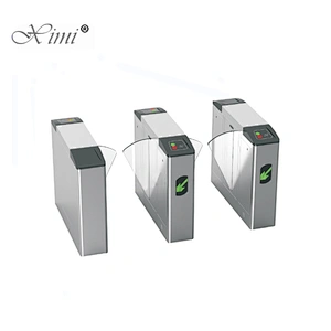 SUS304 Stainless Steel Face And Fingerprint Access Control Flap Barrier Gate Barrier Security Door Control System