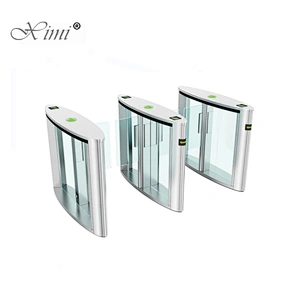 SUS304 XIMIIR Door Access Control Speed Gate Turnstile Optional Face Recognition Turnstile Barrier Turnstile Swing Barrier Gate