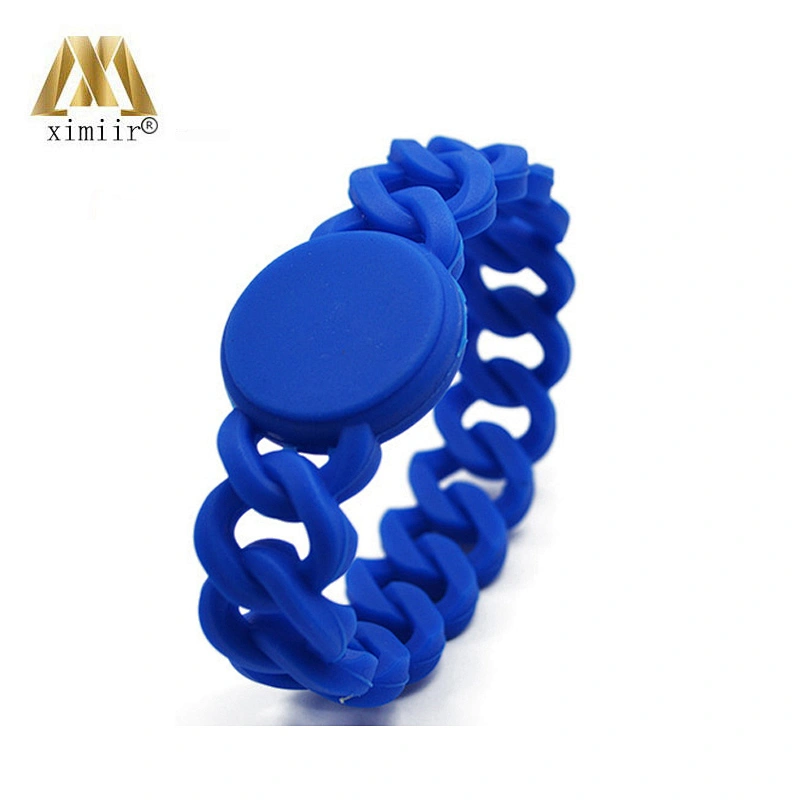 10pcs/lot Silicone Rubber Wristband Flexible Wrist Band Bracelet Sports Casual