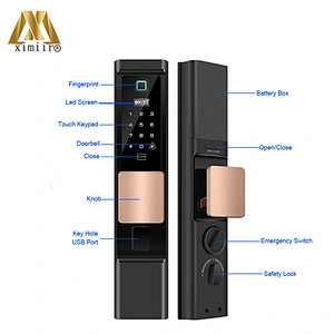 High Quality Fingerprint Lock XM-768 Smart Locks For Home Automatic Electronic Security Biometric Fingerprint Door Lock