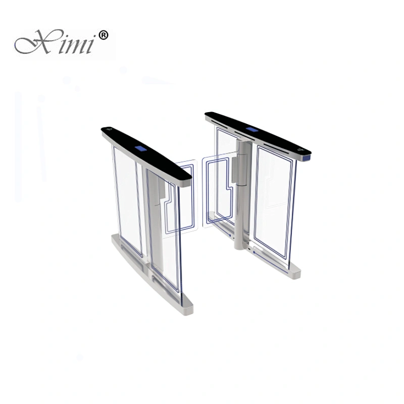 XIMI 304 Stainless Steel Anti Pass Back Swing Turnstile Barrier Waterproof Speed Gate Turnstile Security Gate Turnstile