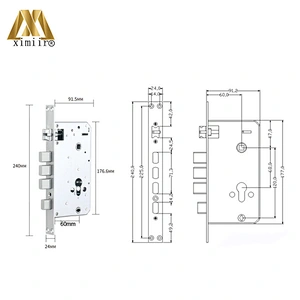 High Quality Fingerprint Lock XM-768 Smart Locks For Home Automatic Electronic Security Biometric Fingerprint Door Lock
