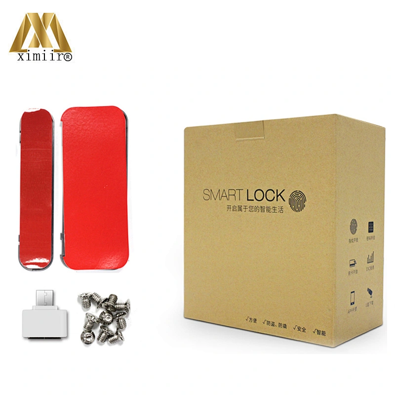 Sliding Door Fingerprint Lock Smart Door Lock XM-100S Touch Screen Doorbell Office Single Double Glass Door