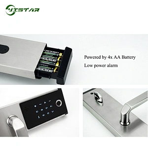 YS-S9 Fingerprint Lock Electronic Door Lock Support Password & Card Anti-theft Intelligent Lock Biometric Door Access Controller