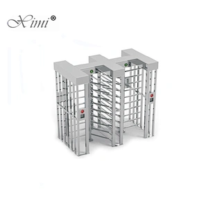 1.5mm SUS304 Double Channel RS485 Full Height Turnstile Price Face Recognition Full Height Sliding Turnstile Mechanism