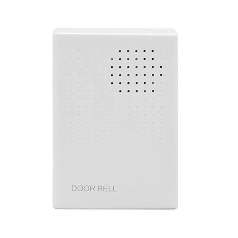 Wired Door Bell Chime DC 12V Vocal Wired Doorbell Welcome Door Bell For Office Home Security Access Control System White