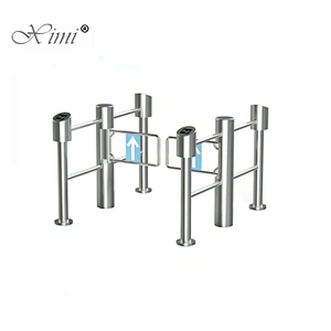 Shen Factory Support OEM ODM Biometric Turnstile Door RFID Card Swing Turnstile Optional Face And Fingerprint Access Control