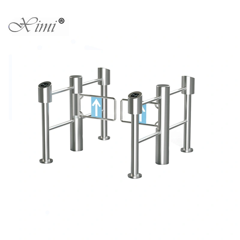 Shen Factory Support OEM ODM Biometric Turnstile Door RFID Card Swing Turnstile Optional Face And Fingerprint Access Control
