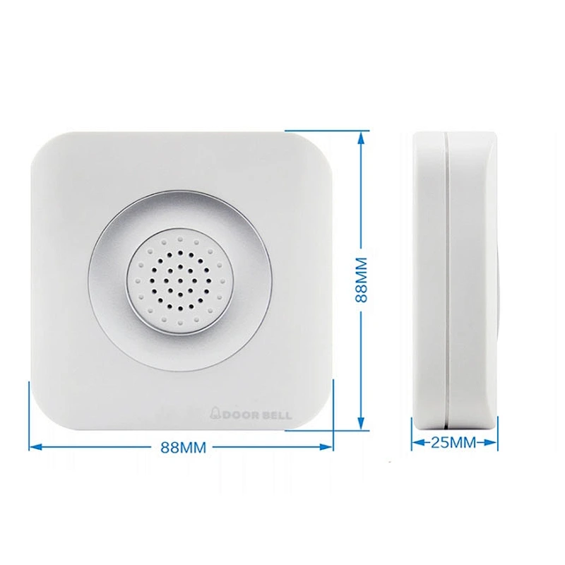 12V Wired Doorbell Ring DING DONG Ringer for Access Control Systems Wired Doorbell External