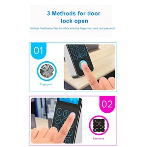 Waterproof Fingerprint Standalone Card Access Control Keypad Metal Standalone Access Control System with keyboard