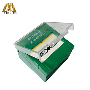 Good Quality Resettable Emergency Exit Button E20A-2 Fire Emergency Break Button Green Color With Cover