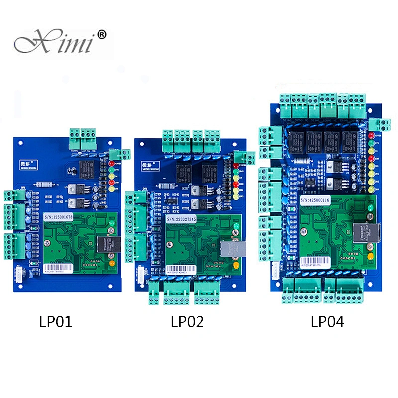 2 Doors Wiegand Access Control Board Lp02 RFID Access Control Panel Standalone Door Access Control System TCP/IP Communication