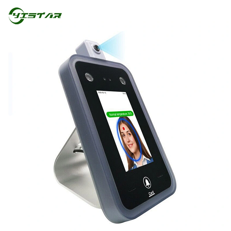 Biometric Dynamic Facial Recognition Door Access Control System Time Attendance Device With Temperature Detection Terminal