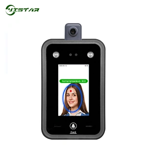 Biometric Dynamic Facial Recognition Door Access Control System Time Attendance Device With Temperature Detection Terminal