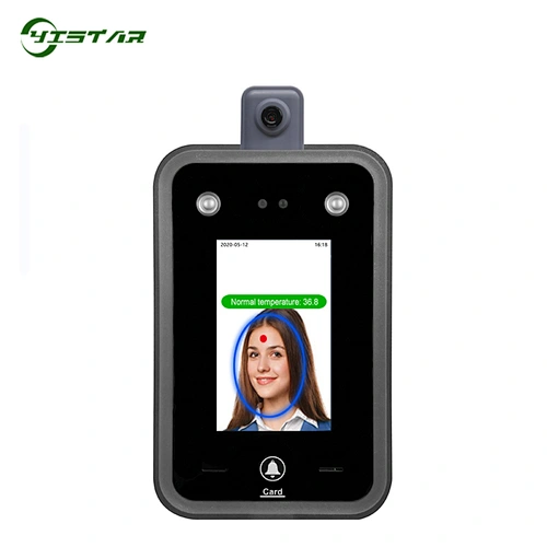Biometric Dynamic Facial Recognition Door Access Control System Time Attendance Device With Temperature Detection Terminal