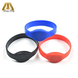 125khz Silicone Bracelets wristband TK4100 Rfid Wristband Access Control Card MF IC Wrist band Bracelet Tag