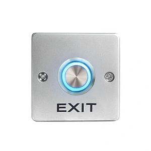 Stainless Steel Door Switch Metal Switch Access Control Door Exit Button With Light XM-E02-WK