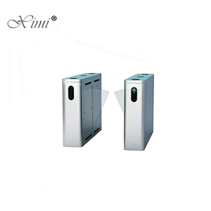 TCP/IP Biometric Face Fingerprint Out Door Flap Gate Barrier SUS304 Flap Gate Controller Flap-Door Gate