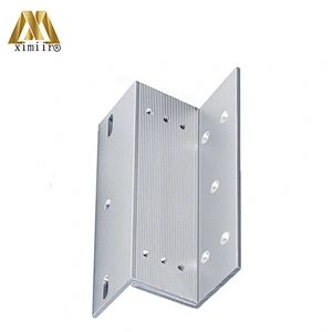 For 180KG Magnetic Lock Access Control System Install Door Access Control High Strength Aluminum ZLB180kg ZL Bracket