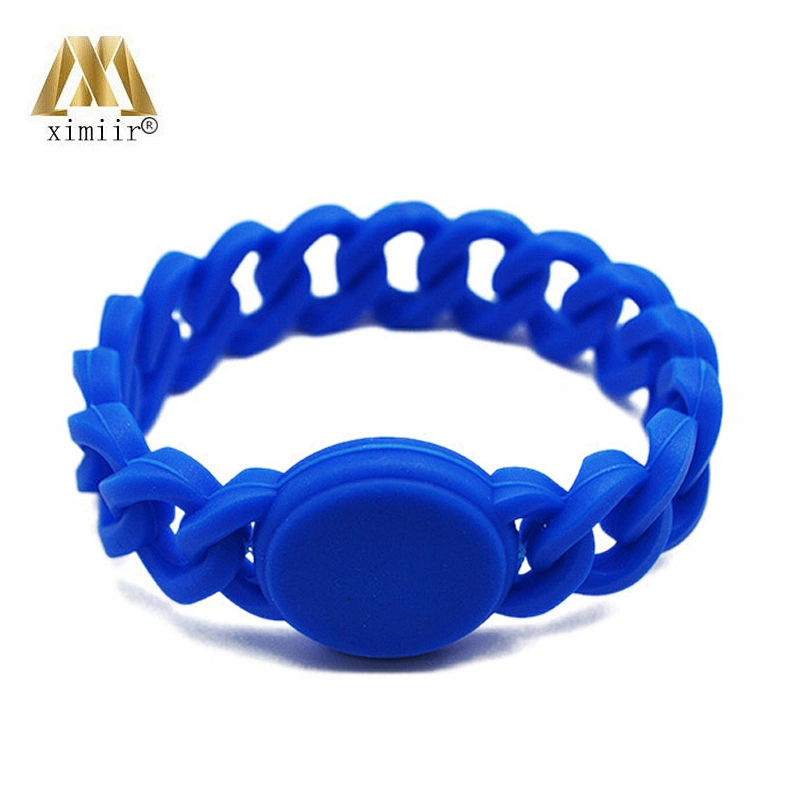 10pcs/lot Silicone Rubber Wristband Flexible Wrist Band Bracelet Sports Casual