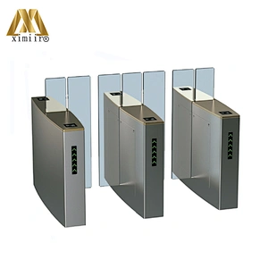 XIMI Good Quality Stainless steel bridge type flap barrier entrance turnstile door