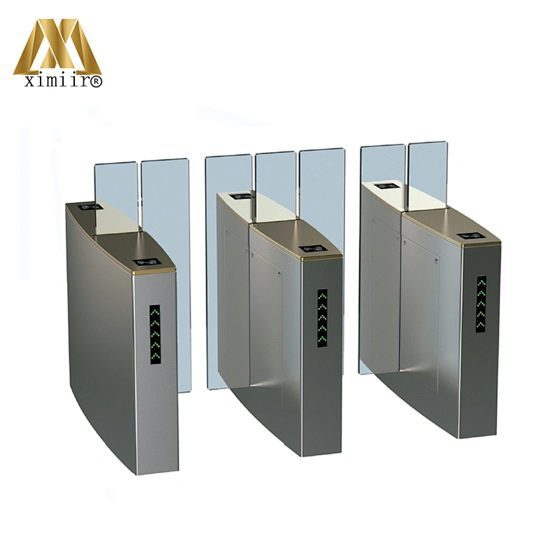 XIMI Good Quality Stainless steel bridge type flap barrier entrance turnstile door