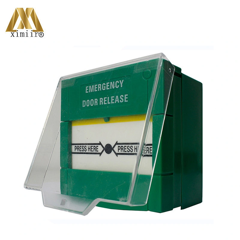 Good Quality Resettable Emergency Exit Button E20A-2 Fire Emergency Break Button Green Color With Cover