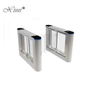 Different Type 304 Stainless Steel Automatic Smart Swing Barrier Gate For Biometric Access Control Fingerprint Swing Turnstile