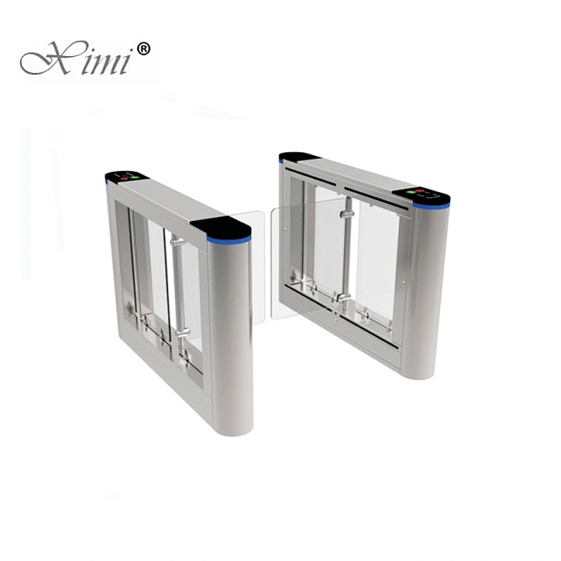 Different Type 304 Stainless Steel Automatic Smart Swing Barrier Gate For Biometric Access Control Fingerprint Swing Turnstile