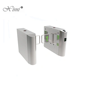 Automatic Pedestrian Access Control System High 304 Stainless Steel Flap Barrier Parking System Swing Turnstile