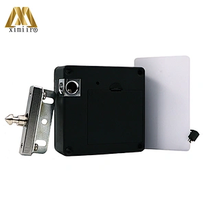 Smart Hidden RFID Cabinet Lock No Hole Easy Installation Locker Cabinet Drawer Door Lock Cards/Keytags with Feedback
