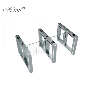 Face/Fingerprint/RFID Card Speed Gate Access Control Turnstile SUS304 1.2 Thickness High Speed Swing Gate Turnstile