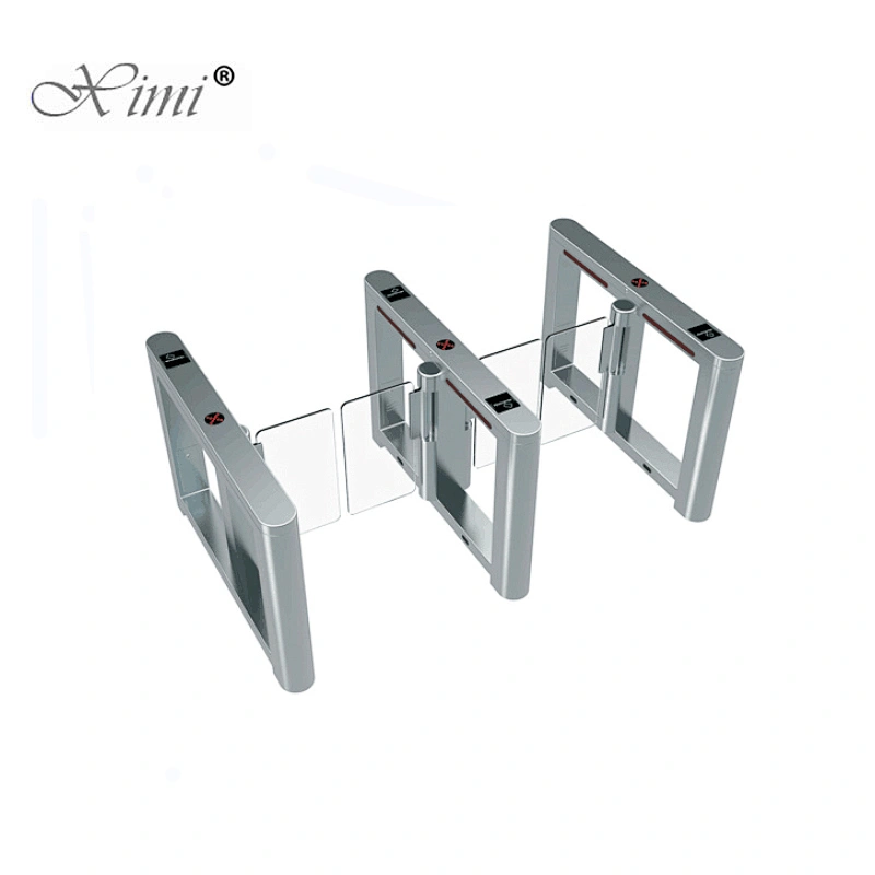 Face/Fingerprint/RFID Card Speed Gate Access Control Turnstile SUS304 1.2 Thickness High Speed Swing Gate Turnstile