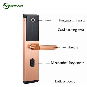 YS-S9 Fingerprint Lock Electronic Door Lock Support Password & Card Anti-theft Intelligent Lock Biometric Door Access Controller